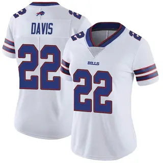 Buffalo Bills Women's Vontae Davis Limited Color Rush Vapor Untouchable Jersey - White