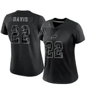 Buffalo Bills Women's Vontae Davis Limited Reflective Jersey - Black