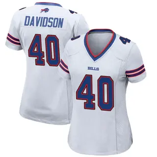 Buffalo Bills Women's Zach Davidson Game Jersey - White