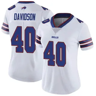 Buffalo Bills Women's Zach Davidson Limited Color Rush Vapor Untouchable Jersey - White