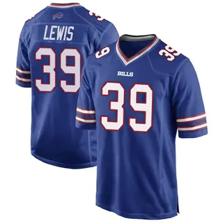 Buffalo Bills Youth Cam Lewis Game Team Color Jersey - Royal Blue