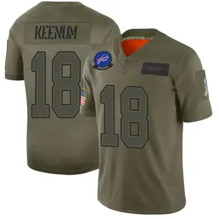 Buffalo Bills Youth Case Keenum Limited 2019 Salute to Service Jersey - Camo