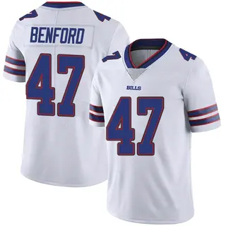Buffalo Bills Youth Christian Benford Limited Color Rush Vapor Untouchable Jersey - White