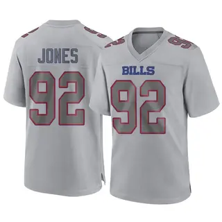 Buffalo Bills Youth DaQuan Jones Game Atmosphere Fashion Jersey - Gray