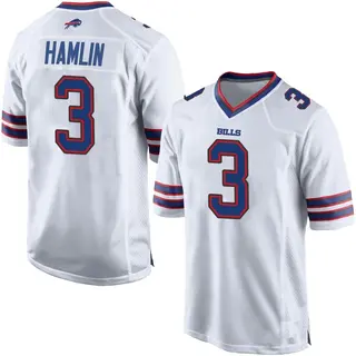 Buffalo Bills Youth Damar Hamlin Game Jersey - White