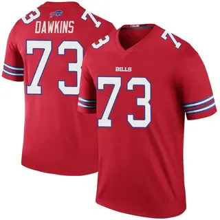 Buffalo Bills Youth Dion Dawkins Legend Color Rush Jersey - Red
