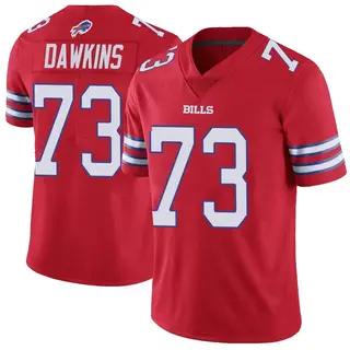 Buffalo Bills Youth Dion Dawkins Limited Color Rush Vapor Untouchable Jersey - Red