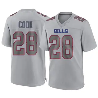 Buffalo Bills Youth James Cook Game Atmosphere Fashion Jersey - Gray