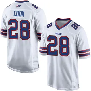 Buffalo Bills Youth James Cook Game Jersey - White