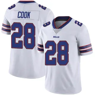 Buffalo Bills Youth James Cook Limited Color Rush Vapor Untouchable Jersey - White