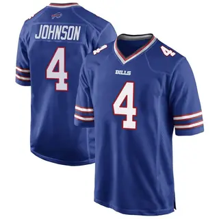 Buffalo Bills Youth Jaquan Johnson Game Team Color Jersey - Royal Blue