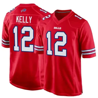 Buffalo Bills Youth Jim Kelly Game Alternate Jersey - Red