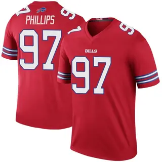 Buffalo Bills Youth Jordan Phillips Legend Color Rush Jersey - Red