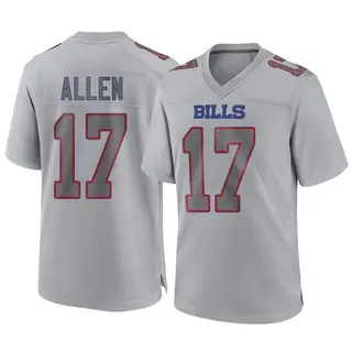 Buffalo Bills Youth Josh Allen Game Atmosphere Fashion Jersey - Gray