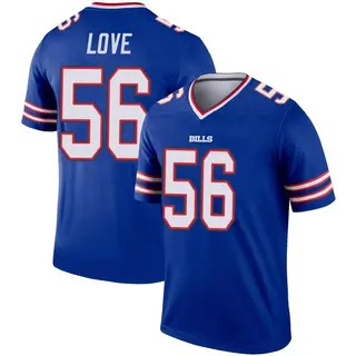 Buffalo Bills Youth Mike Love Legend Inverted Jersey - Royal
