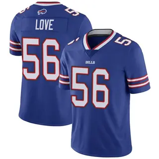Buffalo Bills Youth Mike Love Limited Team Color Vapor Untouchable Jersey - Royal