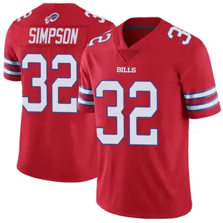Buffalo Bills Youth O. J. Simpson Limited Color Rush Vapor Untouchable Jersey - Red