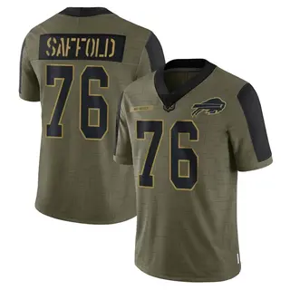 Buffalo Bills Youth Rodger Saffold Limited 2021 Salute To Service Jersey - Olive