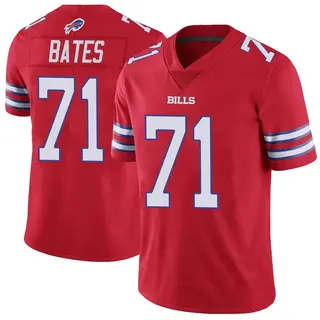 Buffalo Bills Youth Ryan Bates Limited Color Rush Vapor Untouchable Jersey - Red