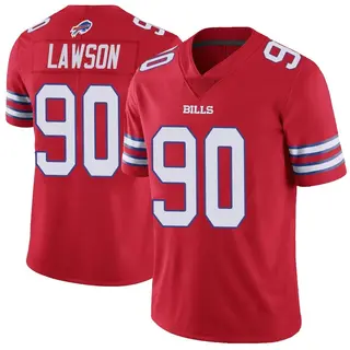Buffalo Bills Youth Shaq Lawson Limited Color Rush Vapor Untouchable Jersey - Red