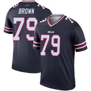 Buffalo Bills Youth Spencer Brown Legend Inverted Jersey - Navy