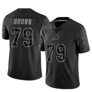 Buffalo Bills Youth Spencer Brown Limited Reflective Jersey - Black