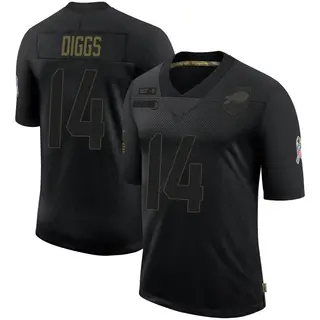 Buffalo Bills Youth Stefon Diggs Limited 2020 Salute To Service Jersey - Black