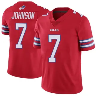 Buffalo Bills Youth Taron Johnson Limited Color Rush Vapor Untouchable Jersey - Red