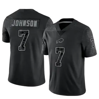 Buffalo Bills Youth Taron Johnson Limited Reflective Jersey - Black