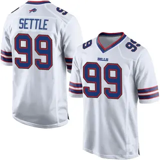 Buffalo Bills Youth Tim Settle Game Jersey - White