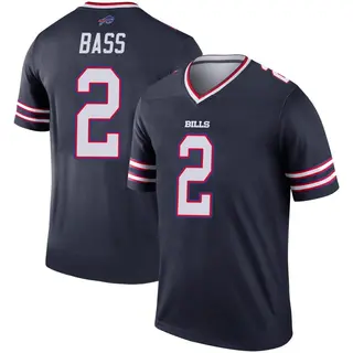 Buffalo Bills Youth Tyler Bass Legend Inverted Jersey - Navy