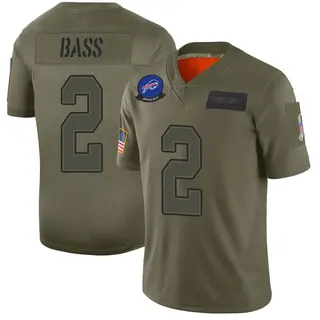 Buffalo Bills Youth Tyler Bass Limited 2019 Salute to Service Jersey - Camo