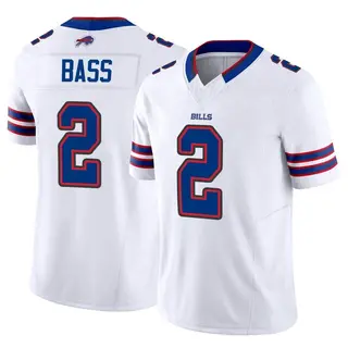 Buffalo Bills Youth Tyler Bass Limited Vapor F.U.S.E. Jersey - White