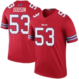 Buffalo Bills Youth Tyrel Dodson Legend Color Rush Jersey - Red
